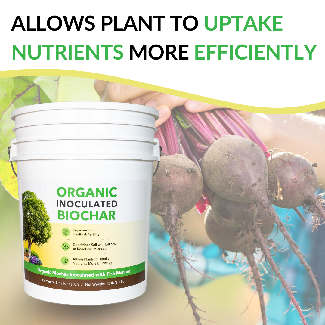 Organic Inoculated Biochar - 5G (Pallet of 24 Units)