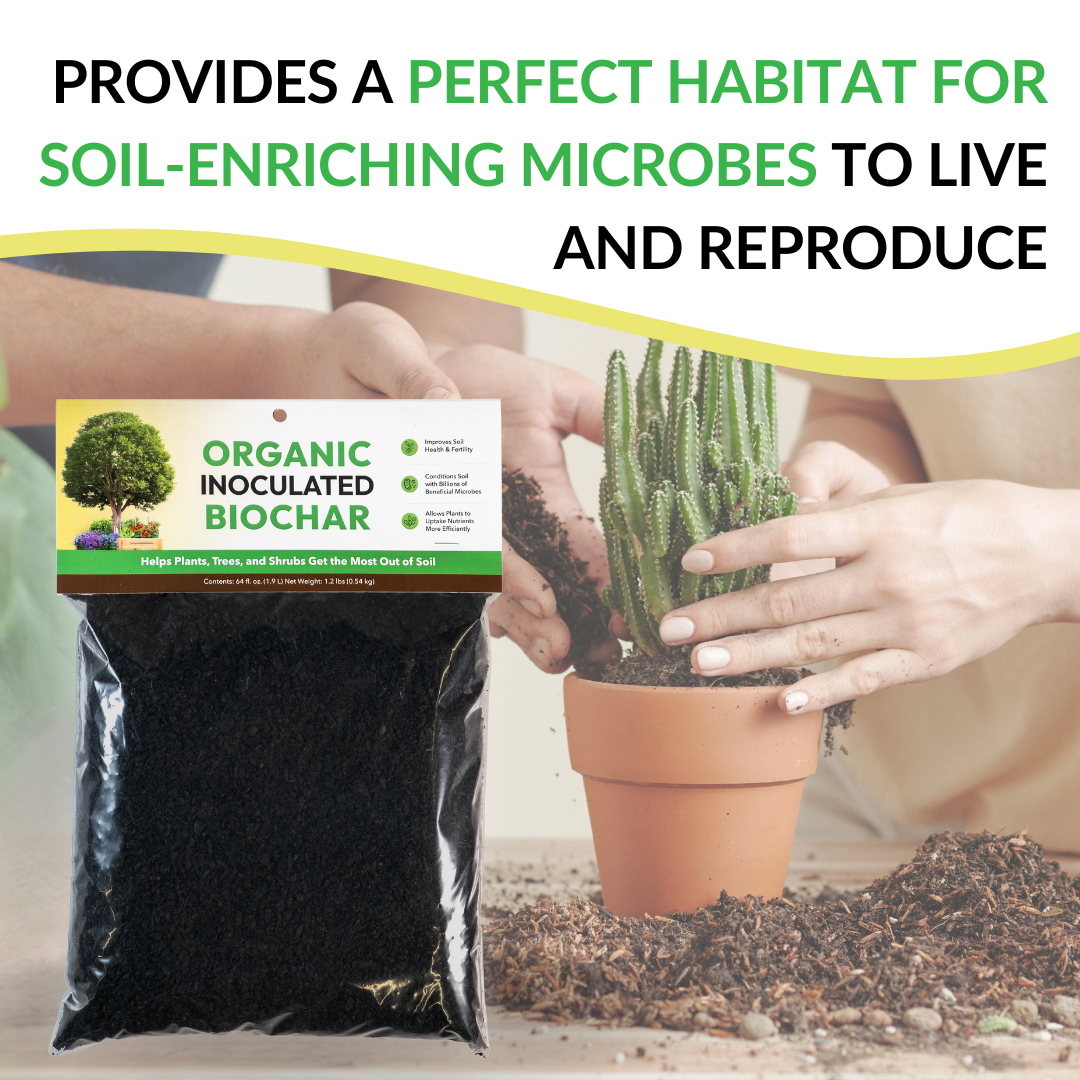 Organic Inoculated Biochar - 64oz