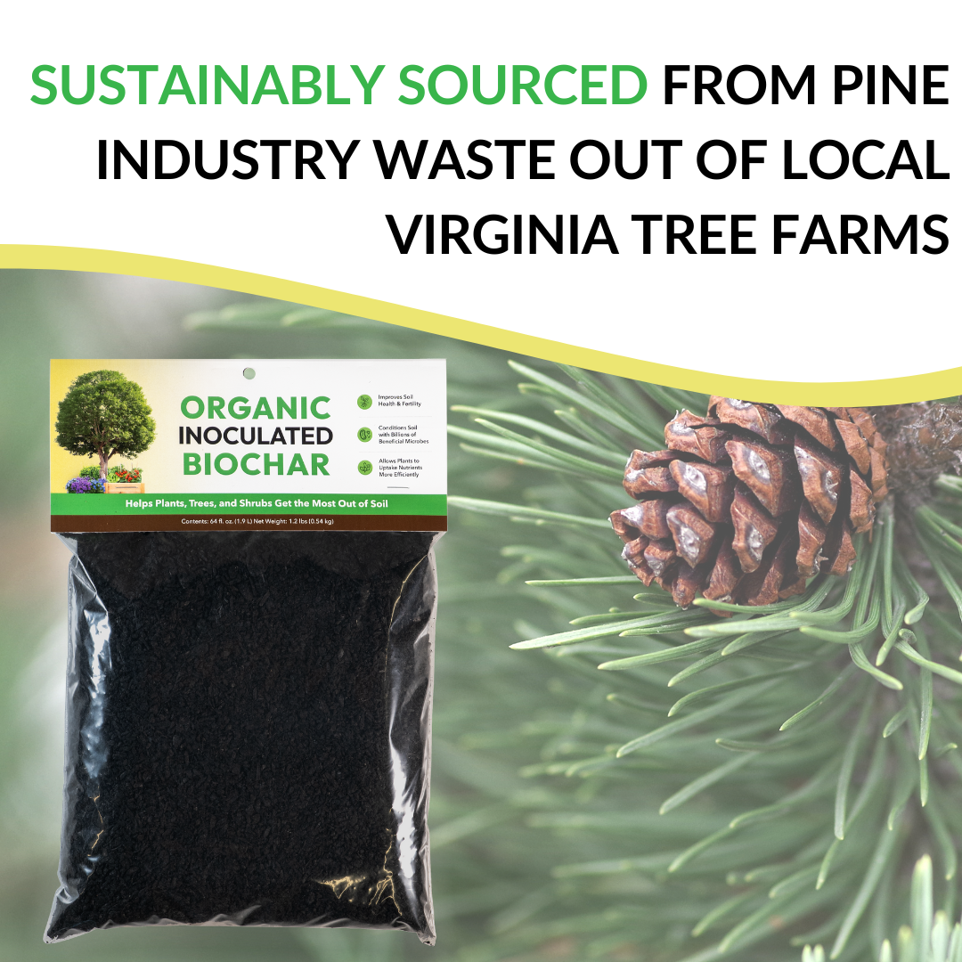 Organic Inoculated Biochar - 64oz (Case of 6 Units)