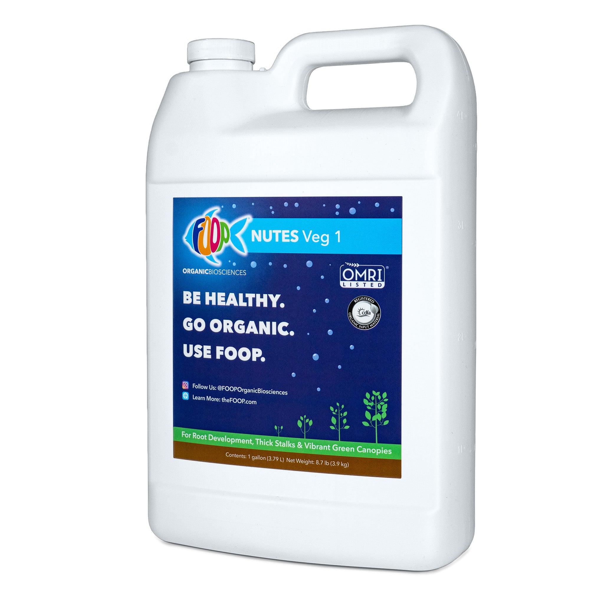 FOOP Nutes Veg Gallon Retail Bundle