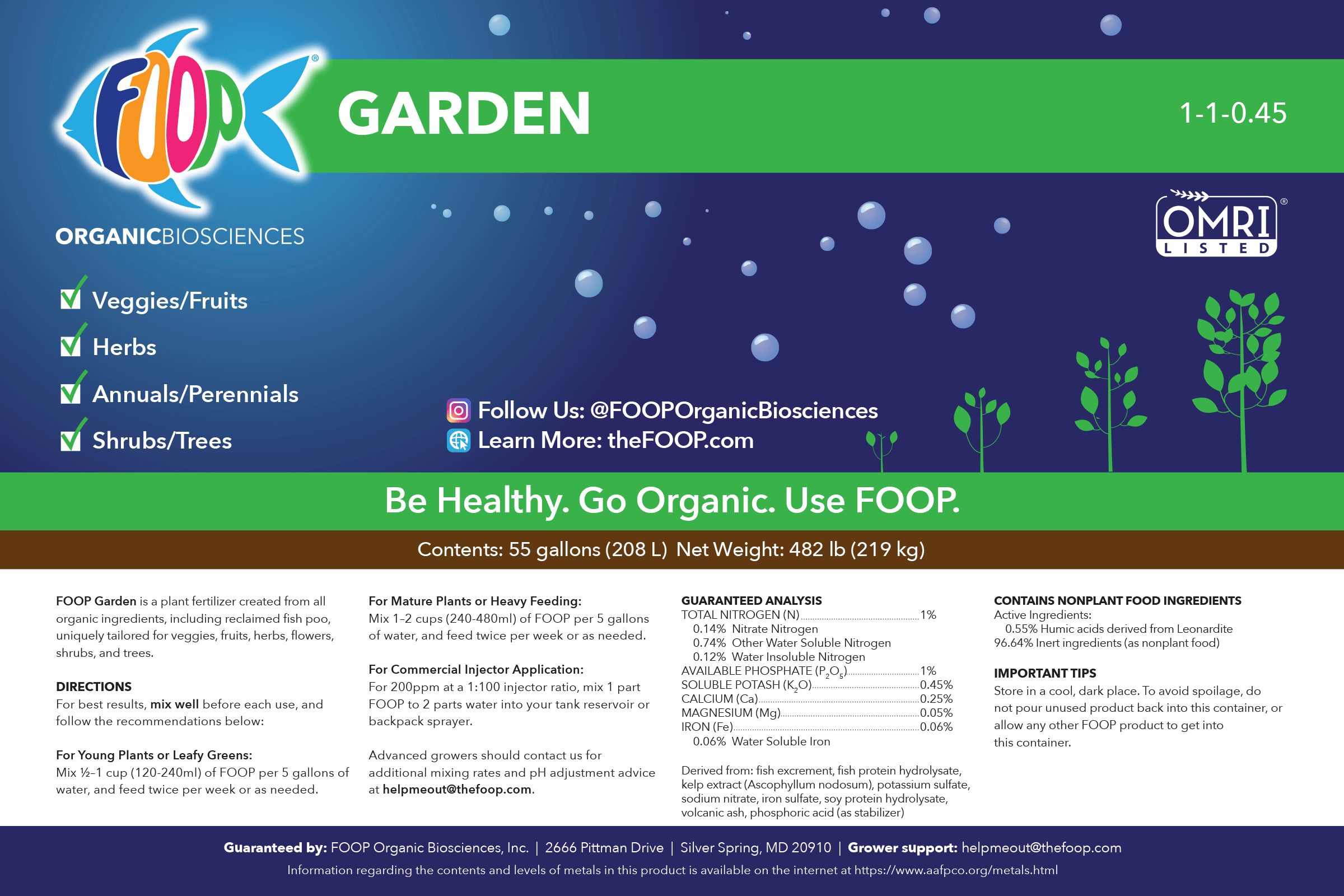 FOOP Garden - 55G