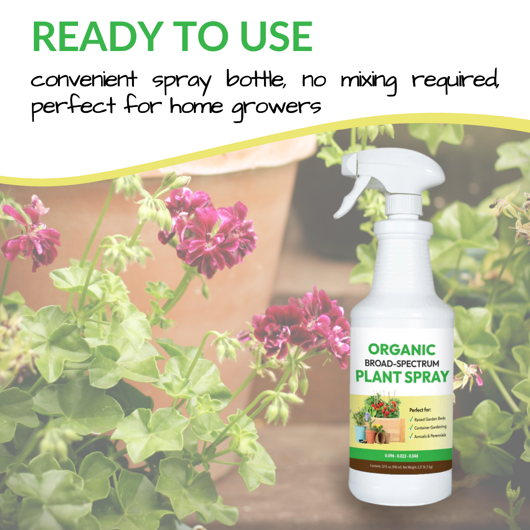 Organic Broad-Spectrum Plant Spray - 32oz (Case of 12 Units)