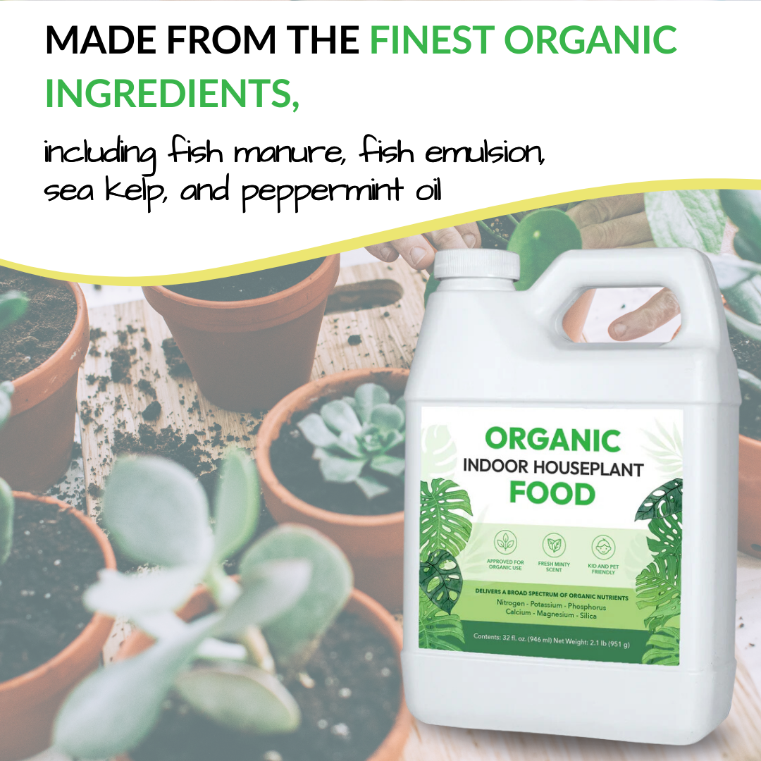 Organic Indoor Houseplant Food - 32oz (Case of 12 Units)