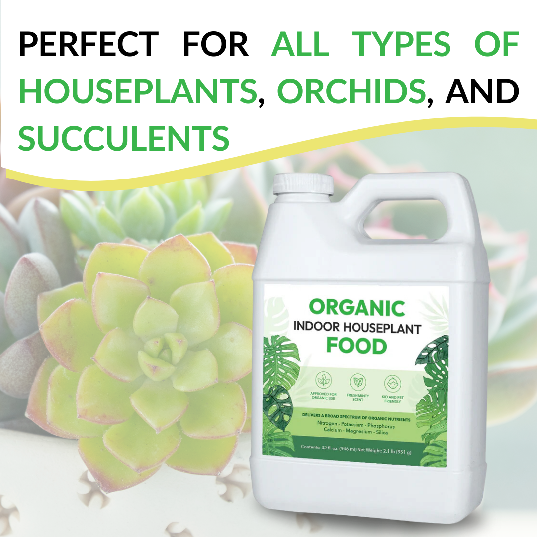 Organic Indoor Houseplant Food - 32oz (Case of 12 Units)
