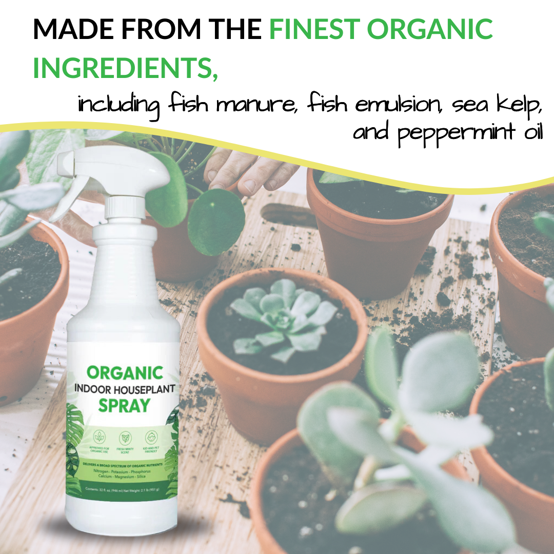 Organic Indoor Houseplant Spray - 32oz (Case of 12 Units)