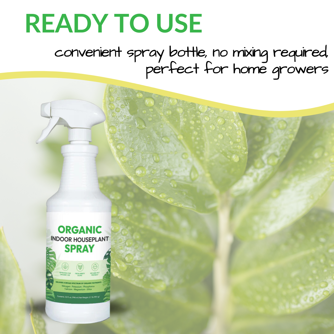 Organic Indoor Houseplant Spray - 32oz (Case of 12 Units)
