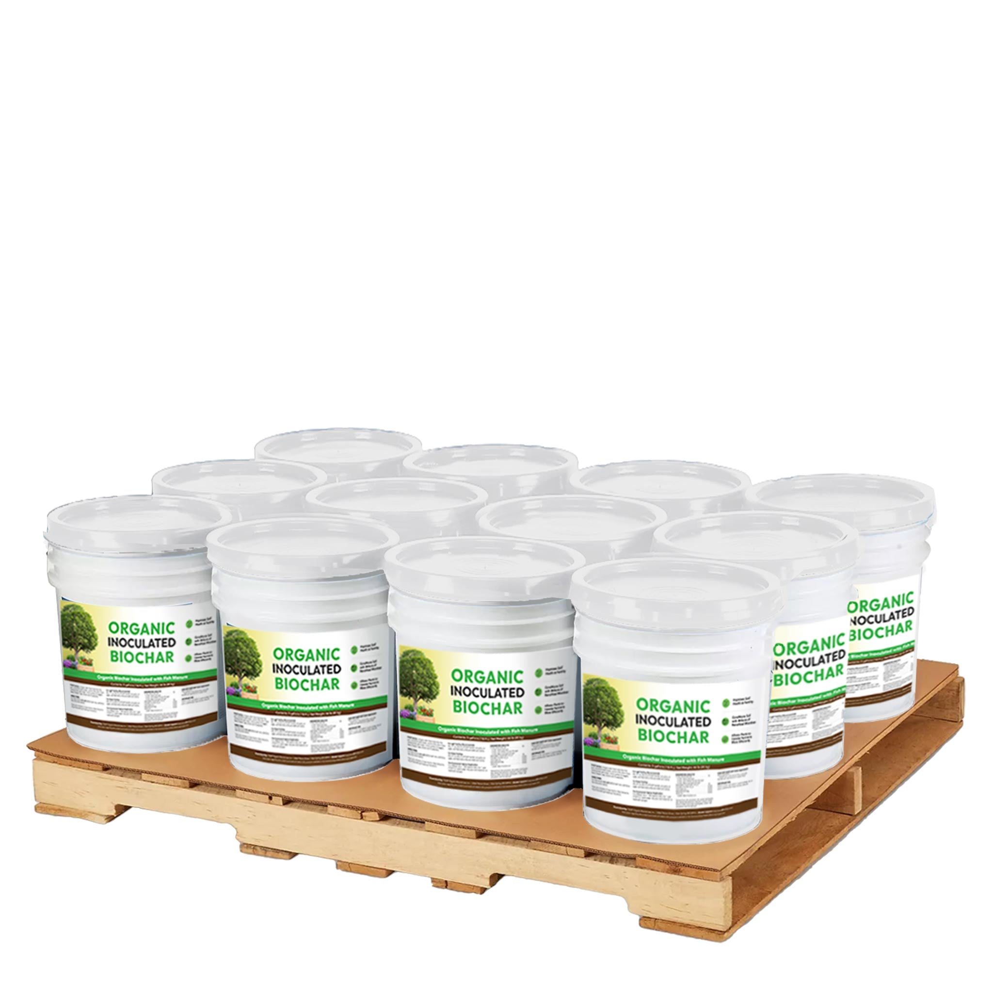 Organic Inoculated Biochar - 5G (Half Pallet of 12 Units)