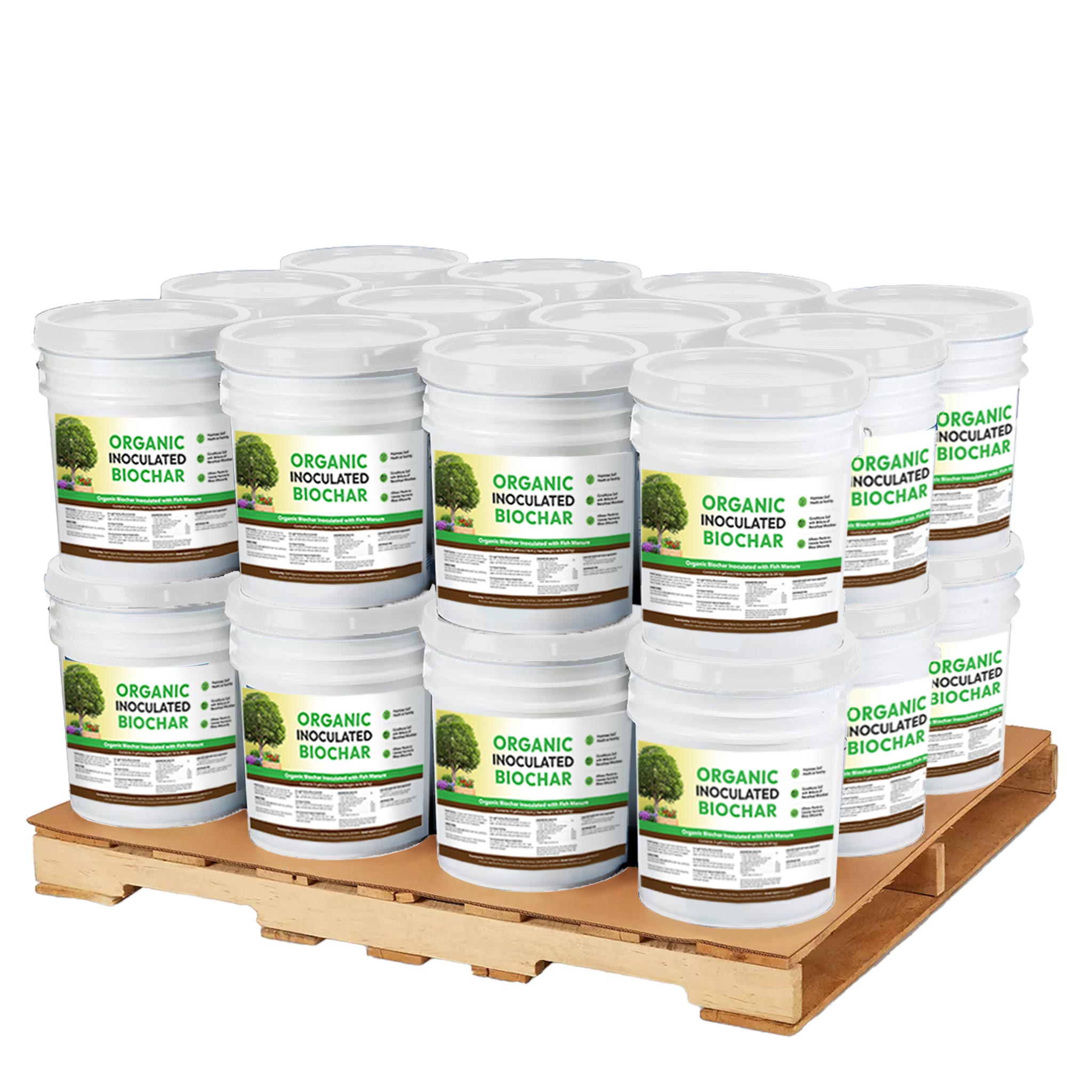 Organic Inoculated Biochar - 5G (Pallet of 24 Units)