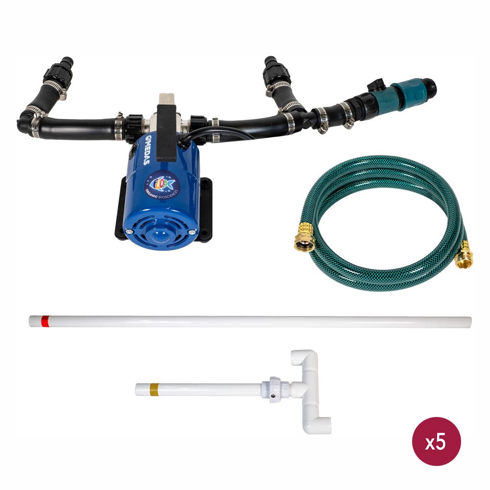FOOP Nutes Veg & Bloom 55G Drum Fertigation Kit Bundle