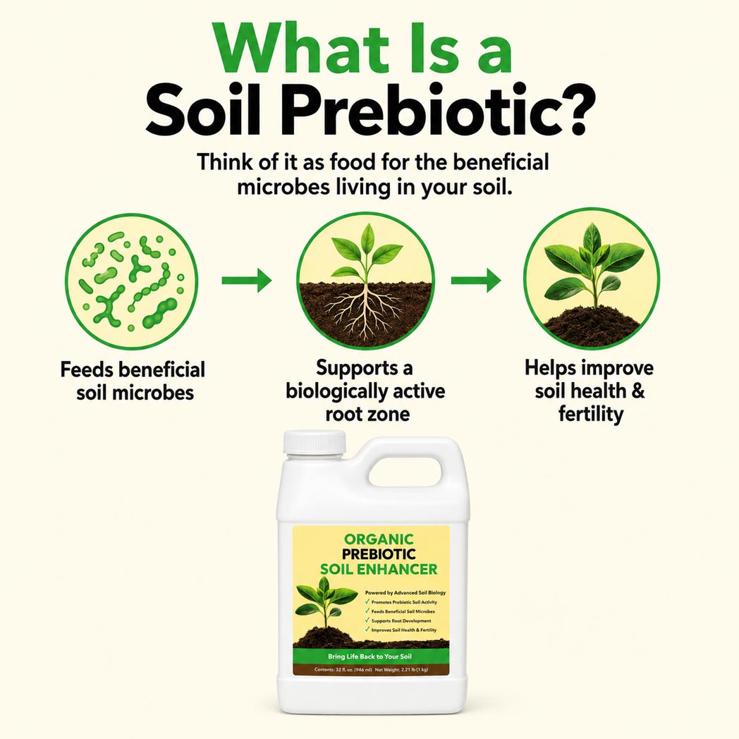 Organic Prebiotic Soil Enhancer - 32oz
