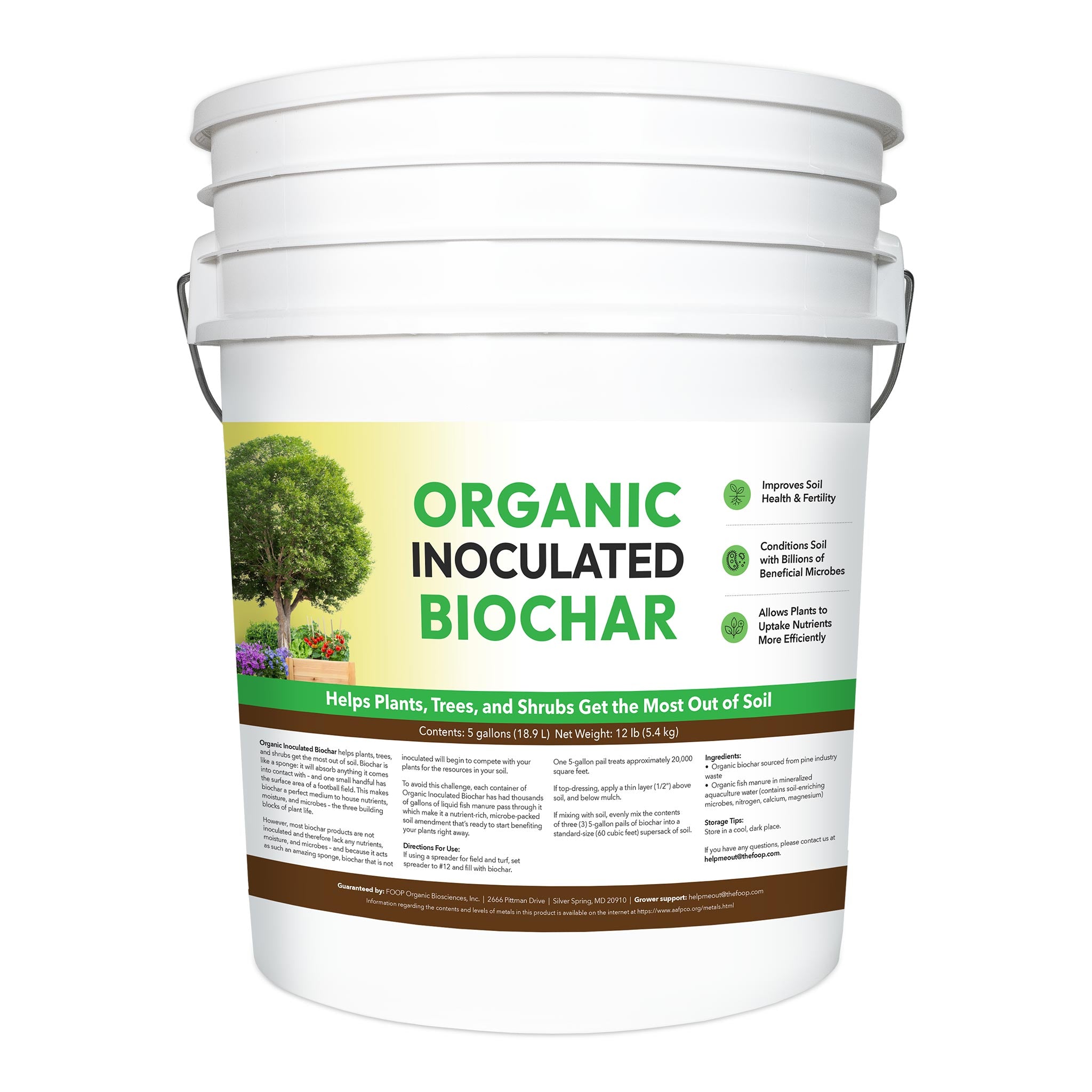 Organic Inoculated Biochar - 5G