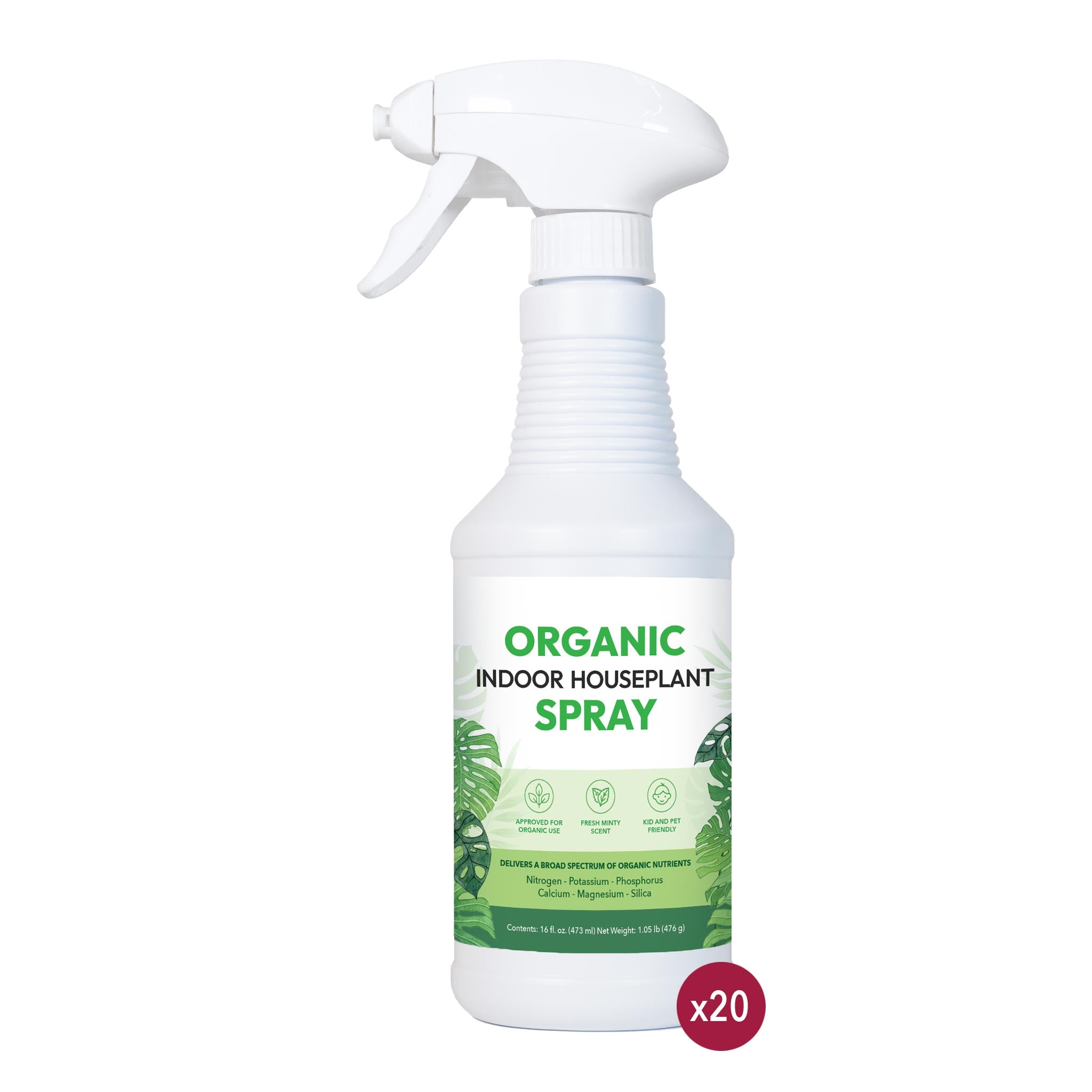 Organic Indoor Houseplant Spray - 16oz (Case of 20 Units)