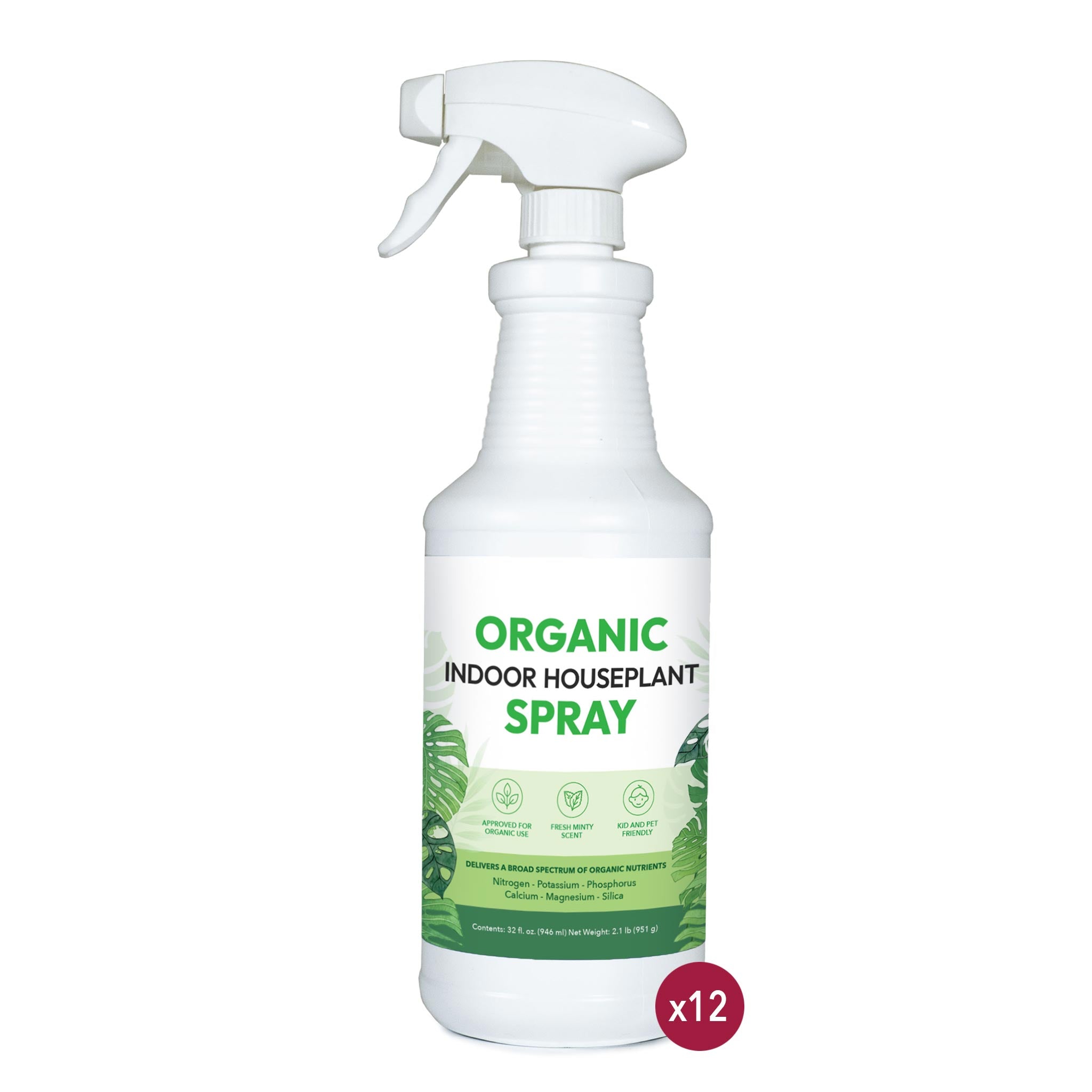 Organic Indoor Houseplant Spray - 32oz (Case of 12 Units)