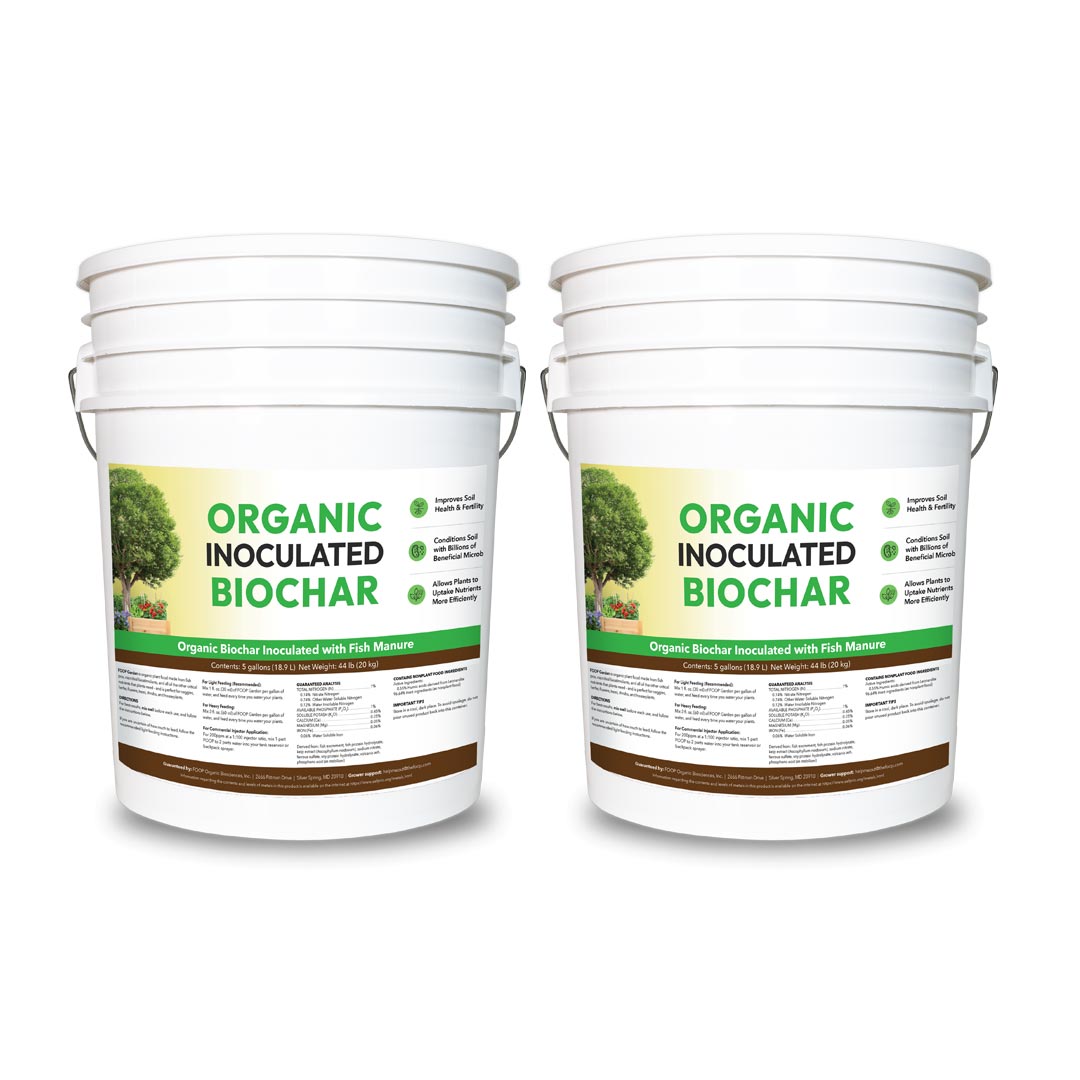 Organic Inoculated Biochar - 5G (2-pack)