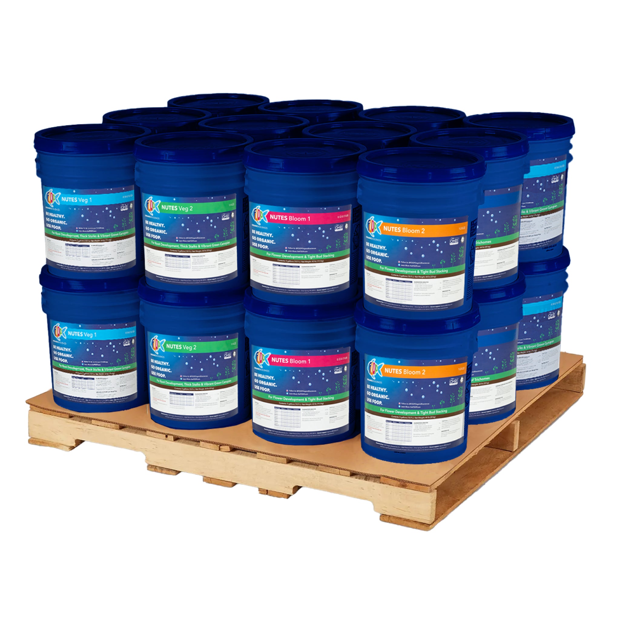 Nutes Veg & Bloom Five Gallon Pallet