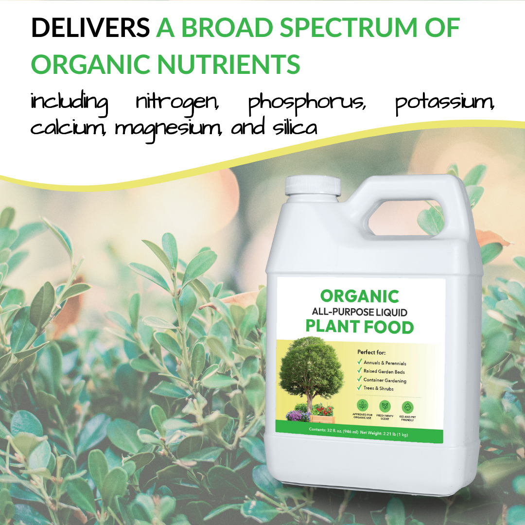 Organic All-Purpose Liquid Plant Food - 32oz (Case of 12 Units)