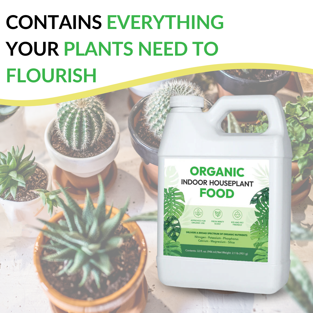 Organic Indoor Houseplant Food - 32oz (Case of 12 Units)