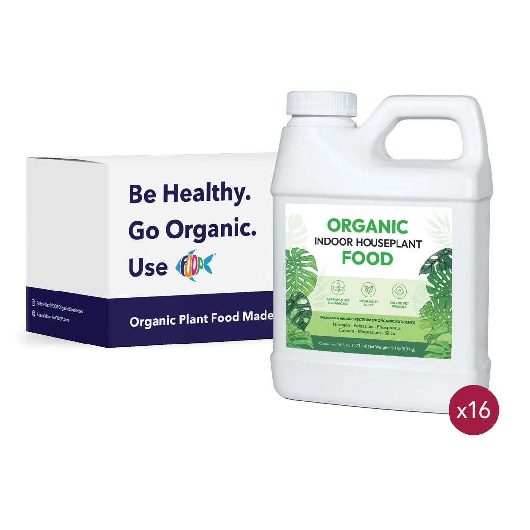 Organic Indoor Houseplant Food - 16oz (Case of 16 Units)