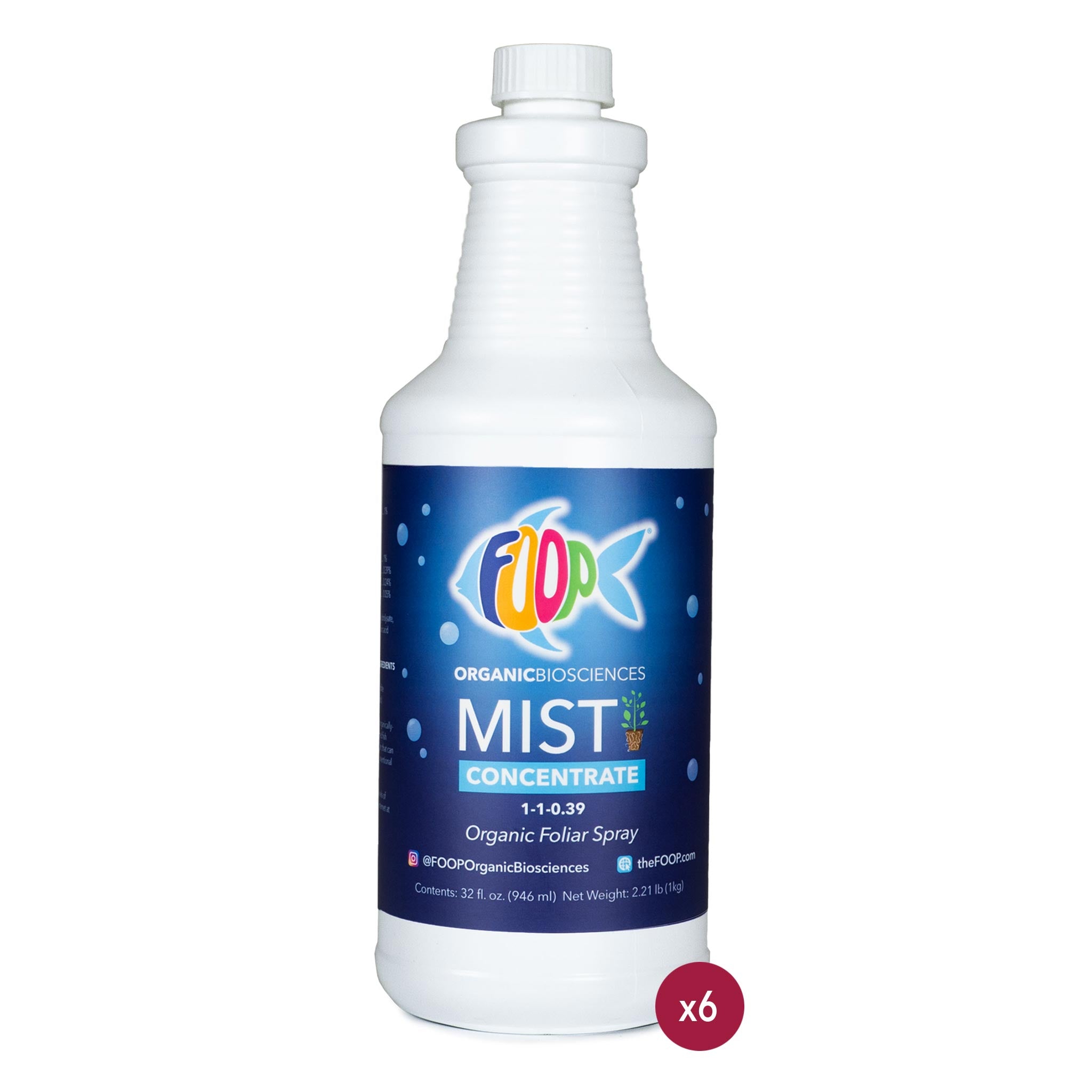 FOOP Mist Concentrate - 32oz (Case of 6 Units)