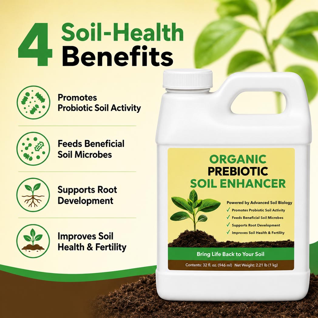 Organic Prebiotic Soil Enhancer - 32oz