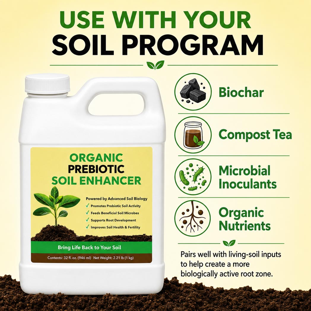 Organic Prebiotic Soil Enhancer - 32oz