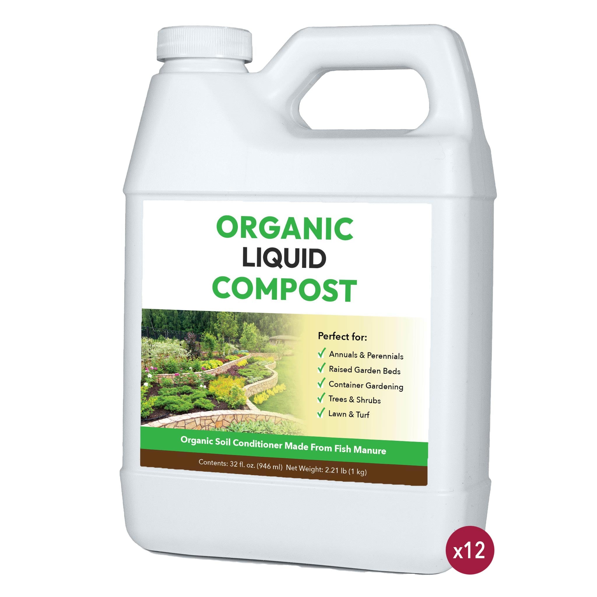 Organic Liquid Compost - 32oz (Case of 12)