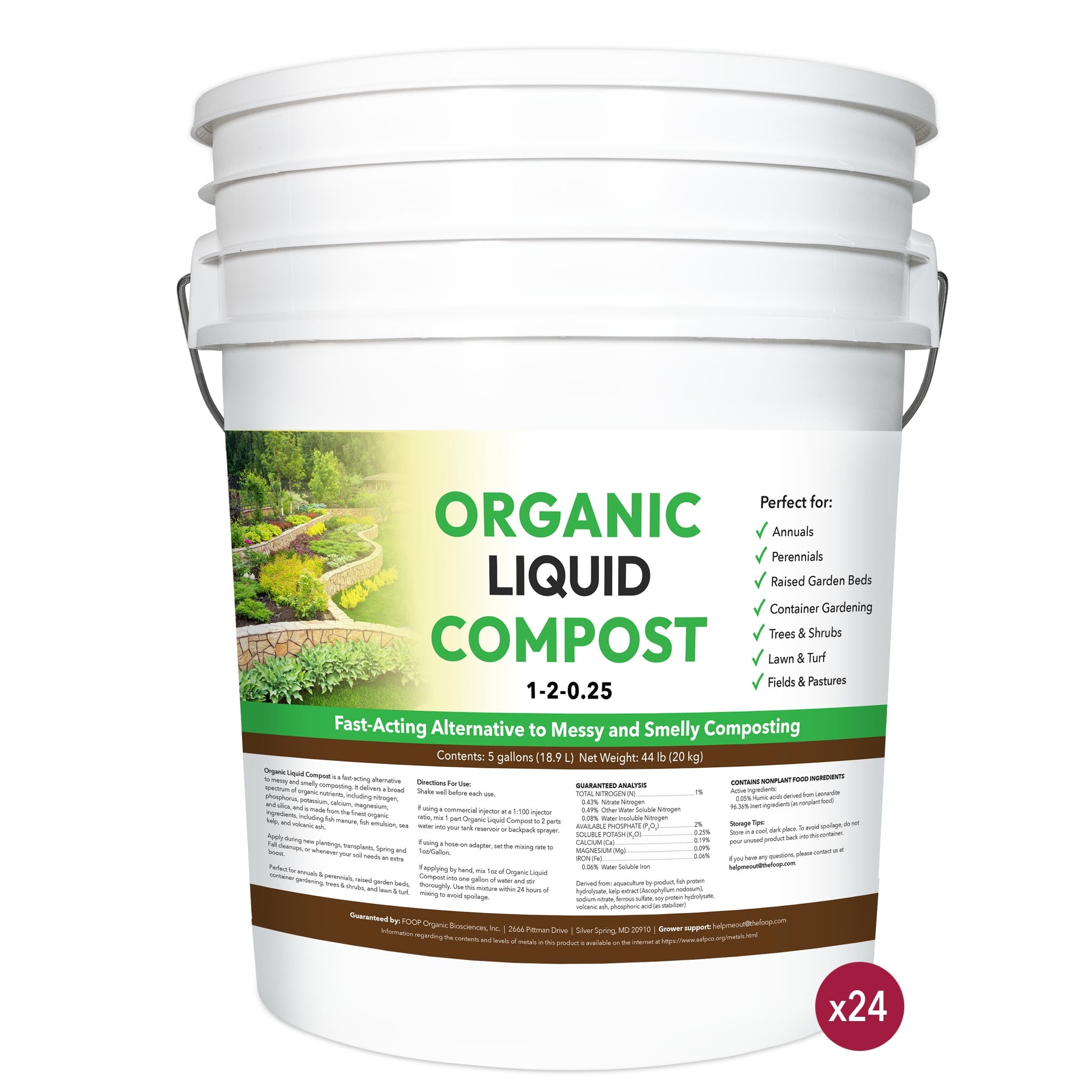 Organic Liquid Compost - 5G (Pallet of 24)